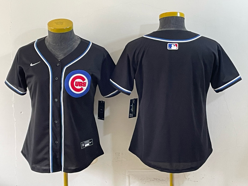 Women 2026 Chicago Cubs Banks Blue Game Nike MLB Jersey 072202